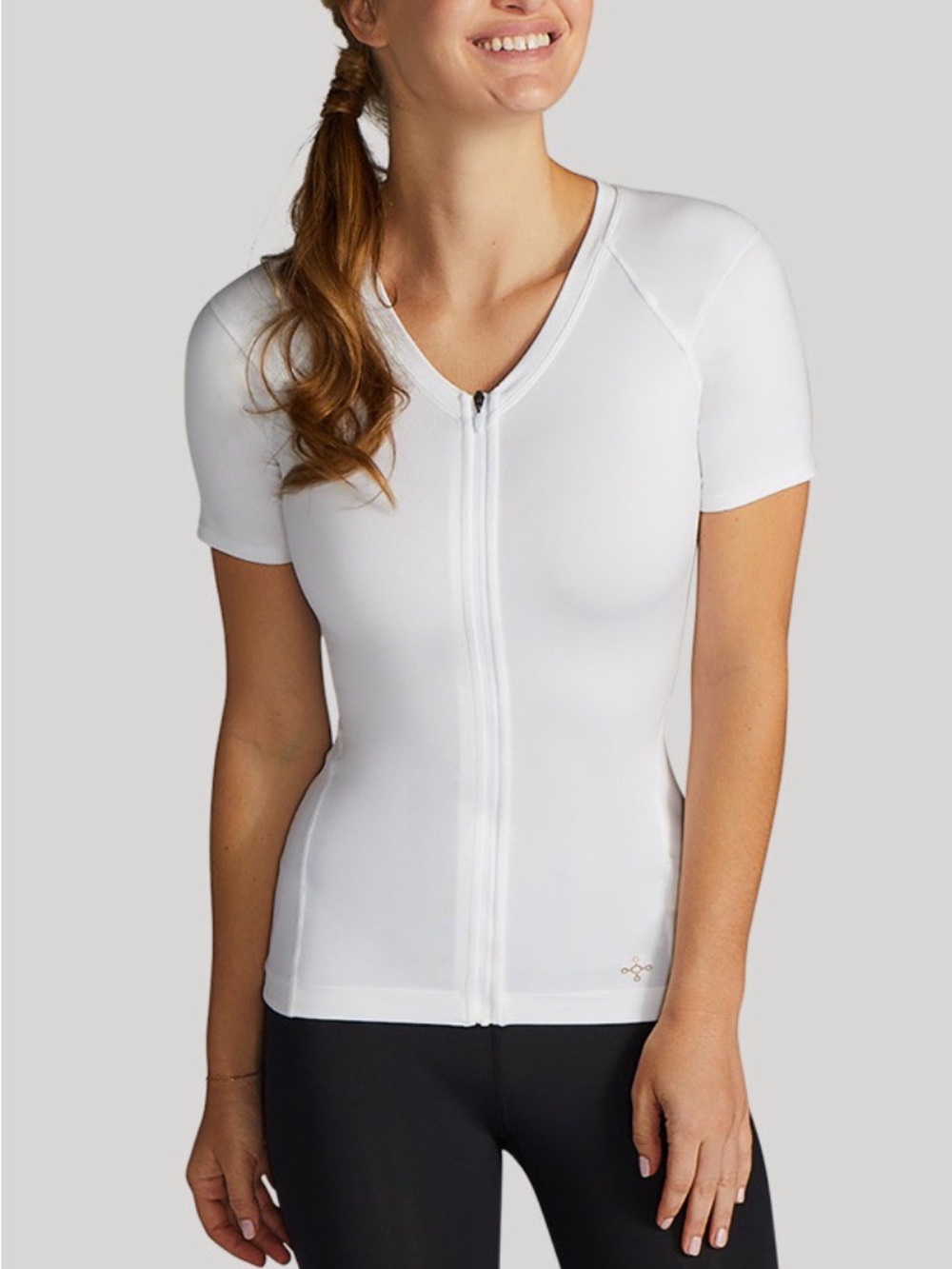 Tommie Copper Full Back Support Shirt Women's Short Sleeve Size 2XL